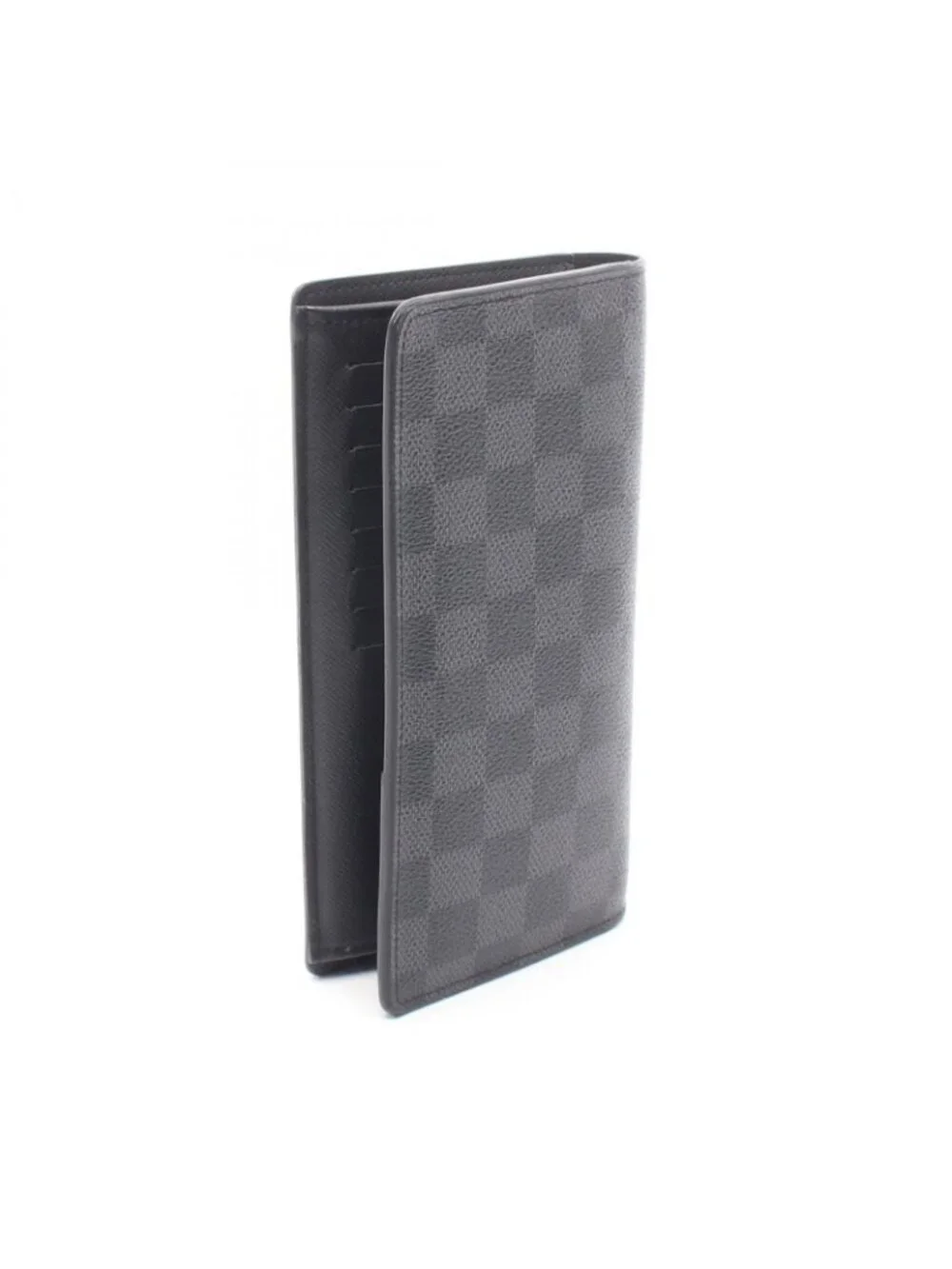 Louis Vuitton Bifold Wallet Portefeuille Brazza Damier Graphite Canvas